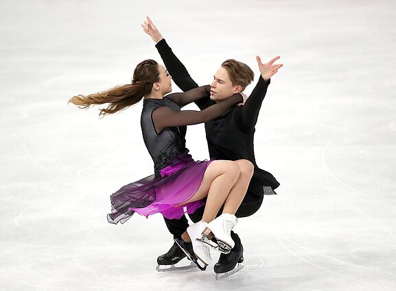 Allison Reed ir Saulius Ambrulevičius startavo varžybose Prancūzijoje