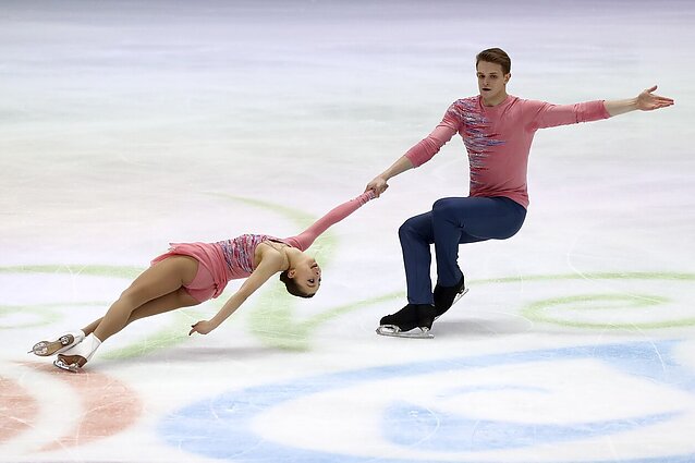 Dailusis čiuožimas. Prancūzijos „Didysis prizas“. Poros. Trumpoji programa