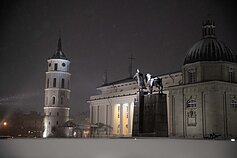 First snow day in Vilnius