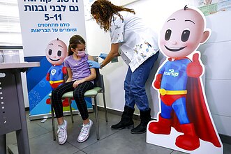 Vaikų skiepijimas nuo COVID-19 Izraelyje