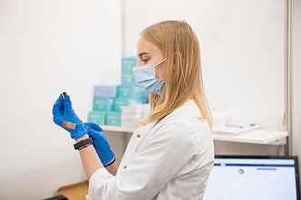 Vakcinacijos centras „Litexpo“ parodų rūmuose