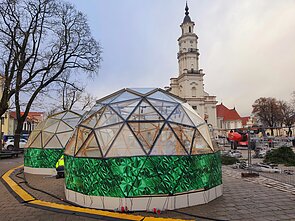 Kaunas pristato kalėdinę eglę ir šventinius renginius