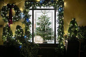 Stiklo kvartalas puošiasi šventėms