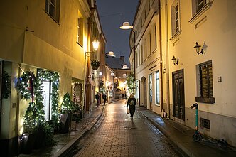 Stiklo kvartalas puošiasi šventėms