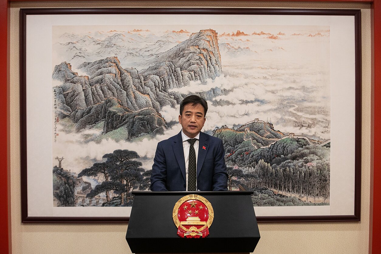 China’s acting chargé d’affaires in Lithuania Qu Baihua