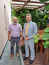 Motiejus Jakubauskas su ambasadoriumi
