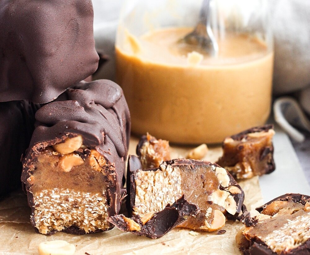 Veganiški „Snickers“ batonėliai