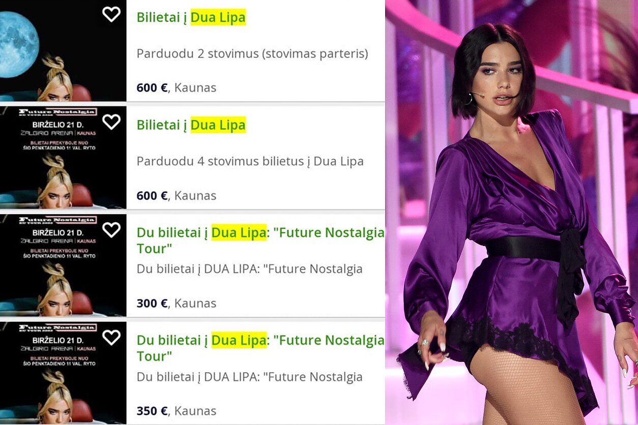 Parduodami bilietai į Dua Lipos koncertą