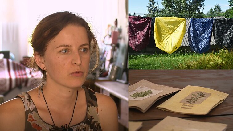 Išskirtinė kūryba, paremta tvarumu: namuose perdirbtas popierius, augalinis rašalas ir lietpalčiai iš skėčių