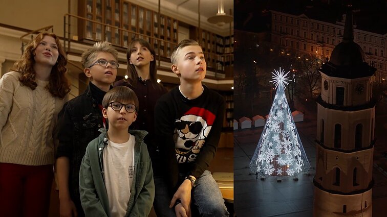 Muzikinė Vilniaus Kalėdų eglės įžiebimo istorija 2021