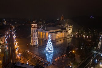 2021-ųjų sostinės Kalėdinė Eglė