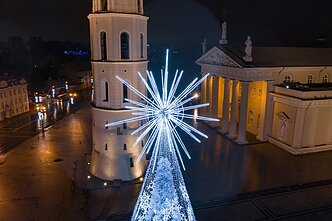 2021-ųjų sostinės Kalėdinė Eglė