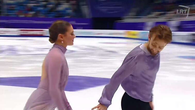 Dailusis čiuožimas. Rusijos „Grand Prix“. Šokių ant ledo laisvoji programa. A.Reed ir S.Ambrulevičius