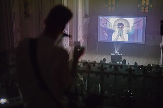 Kristijono Ribaičio klipo pristatymo akimirka