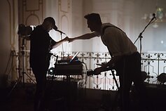 Kristijono Ribaičio klipo pristatymo akimirka