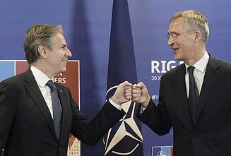 US Secretary of State Antony Blinken and NATO Secretary General Jens Stoltenberg