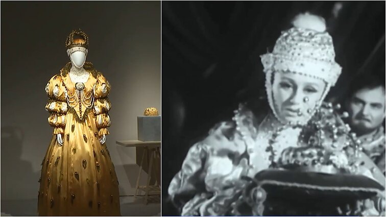 Lietuvos teatro, muzikos ir kino muziejuje – netikėtai rastas spektaklio „Barbora Radvilaitė“ kostiumas, vilkėtas Rūtos Staliliūnaitės