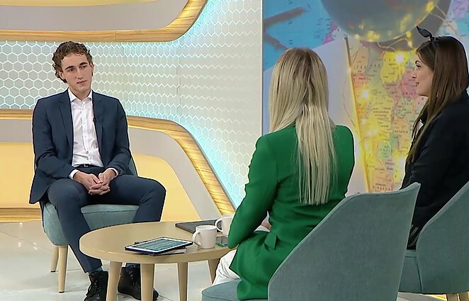 Šešis šimtukus iš egzaminų surinkęs Edgaras Zaboras: tai 90 proc. darbo ir šiek tiek sėkmės rezultatas
