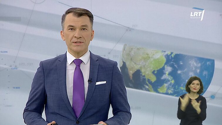 Žinios. Sportas. Orai (su vertimu į gestų k.)