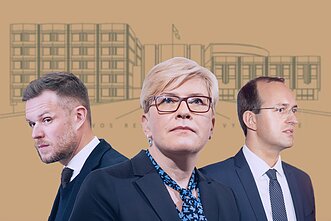 Gabrielius Landsbergis, Ingrida Šimonytė, Marius Skuodis Gabrielius Landsbergis, Ingrida Šimonytė, Marius Skuodis