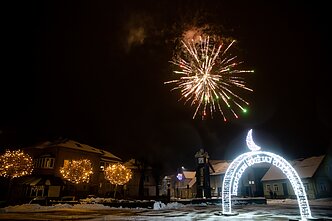Kalėdų eglės įžiebimas Molėtuose