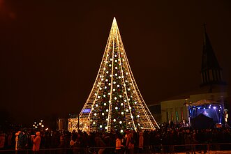 Mažeikių kalėdinė eglė