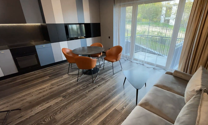 Atskirtas miegamasis. Interjero dizainerė Kristina Česonytė