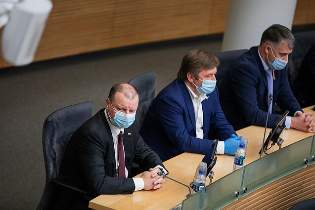 Saulius Skvernelis , Ramūnas Karbauskis Saulius Skvernelis , Ramūnas Karbauskis