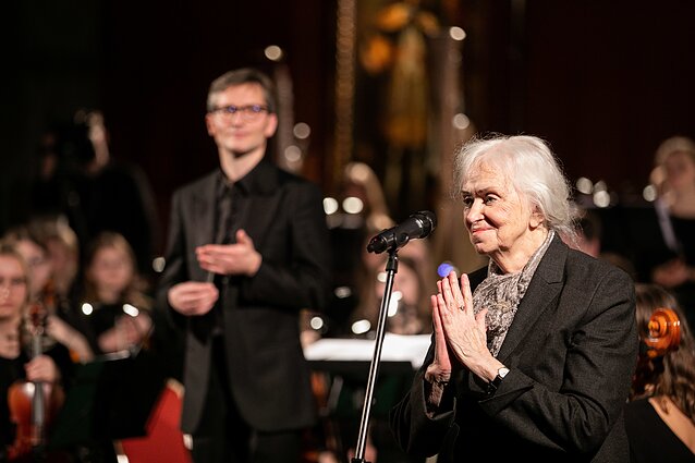 Meno kūrėjų apdovanojimų ceremonija. Ramutė Skučaitė Meno kūrėjų apdovanojimų ceremonija. Ramutė Skučaitė
