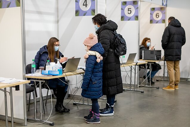 Vaikų skiepijimas nuo COVID-19 Vilniuje