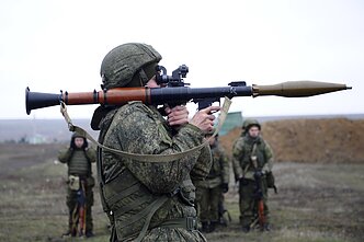 Rusijos karinės pratybos Rostovo apskrityje gruodį
