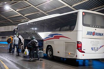 Iš PAR lėktuvu atkeliavę žmonės – Vilniaus oro uoste