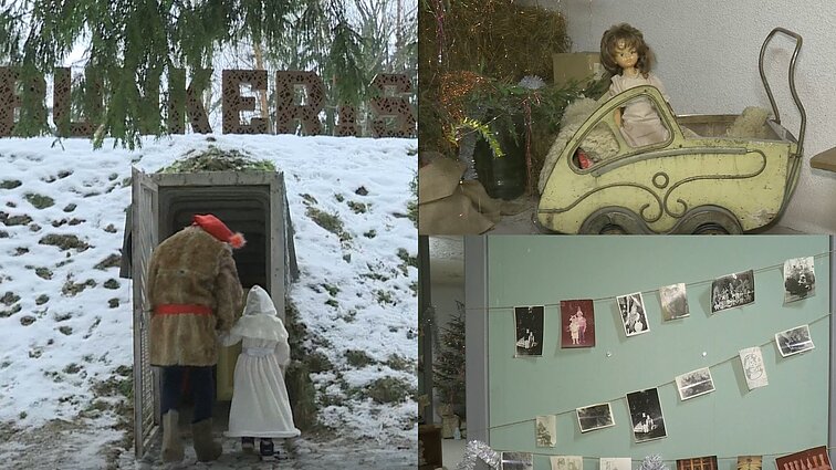 Sovietų armijos ryšių bazė paversta kalėdų rezidencija – bunkeryje įrengta erdvė, kurioje viskas atkurta taip, kaip buvo per šventes daugiau nei prieš 30 metų