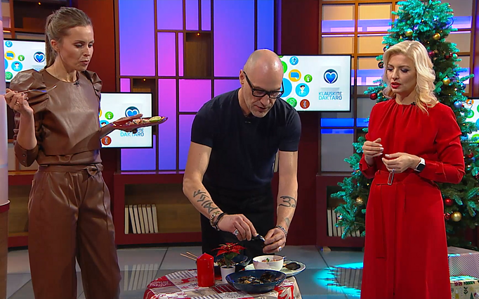 Pasaulio virtuvės receptai: Jonas Jonušas siūlo paįvairinti Kalėdų stalą ir dalijasi netradiciniu šventiniu meniu