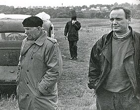 Василь Быков и Владимир Некляев