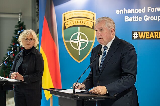 Panorama. Lietuvoje vieši naujoji Vokietijos gynybos ministrė Christine Lambrecht (su vertimu į gestų k.)