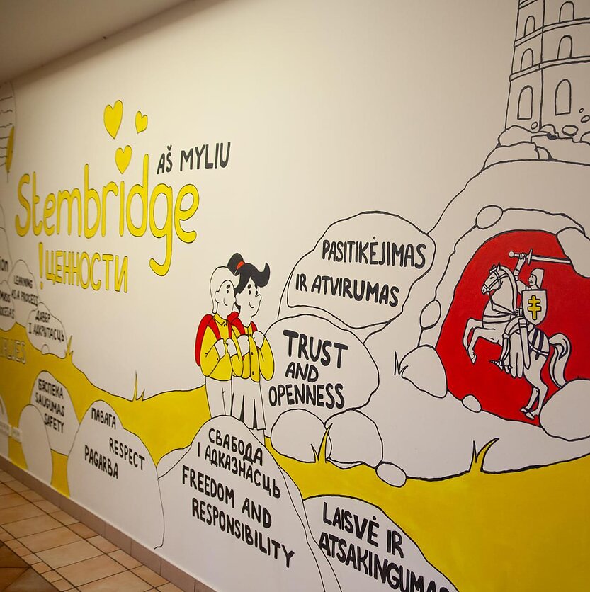 Santara. Laida rusų kalba. Mokykla baltarusių relokantams  