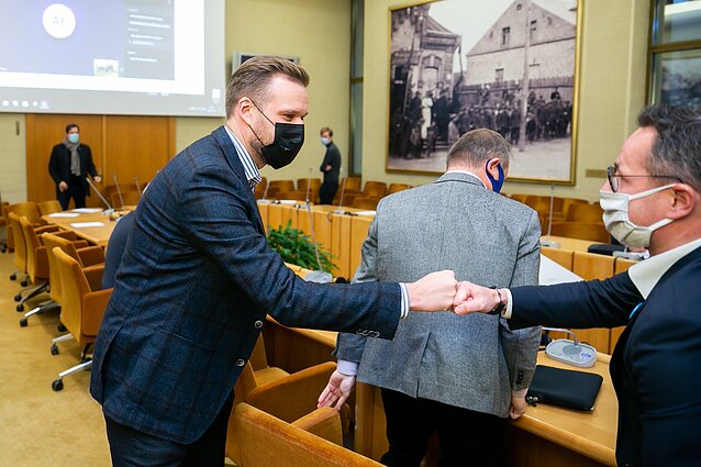 Gabrielius Landsbergis ir Žygimantas Pavilionis Gabrielius Landsbergis ir Žygimantas Pavilionis