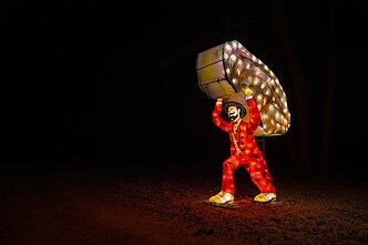 Žibintų ir šviesos instaliacijų festivalis Rumšiškėse