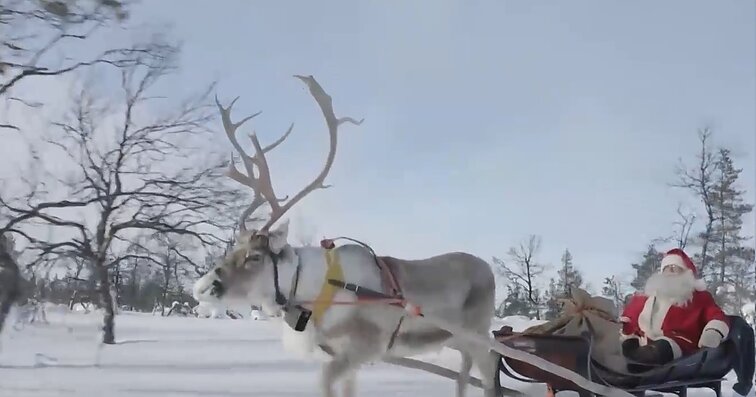 Kad niekas nebūtų pamirštas: iš snieguotos Laplandijos kasmetę kelionę pradėjo Kalėdų Senelis