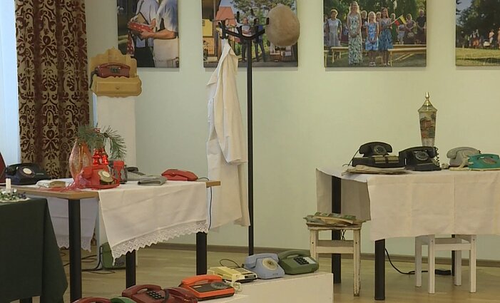 Paįstrio gyventojų muziejus: šiemet ekspozicijoje – seni mobilūs ir laidiniai telefonai