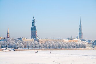 Riga in winter