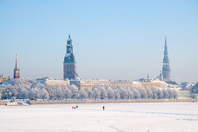Riga in winter