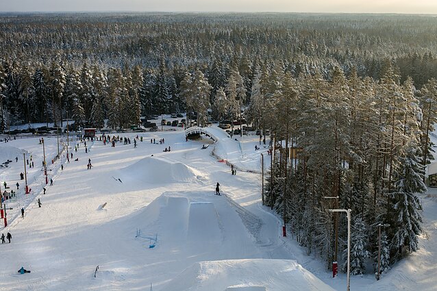 Ski and recreation centre Valgehobusemäe, Estonia