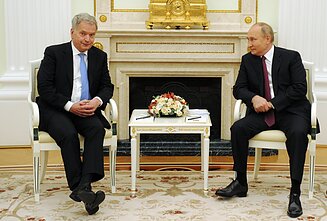 Sauli Niinistö and Vladimir Putin
