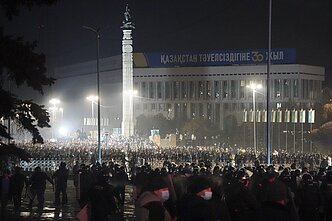 Протесты в Казахстане