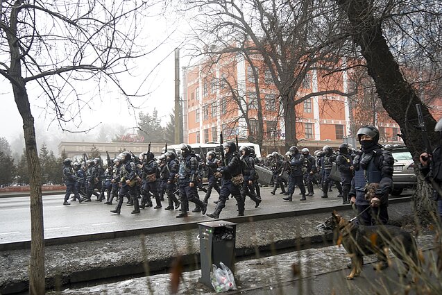 Протесты в Казахстане