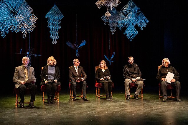 „Aukso vainiko“ įteikimo ceremonija Molėtų kultūros centre.