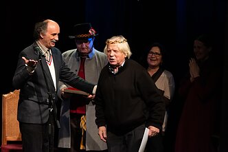 „Aukso vainiko“ įteikimo ceremonija Molėtų kultūros centre.