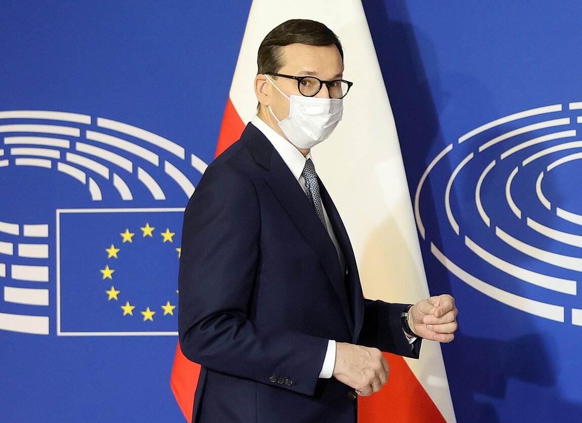 Lenkijos premjeras Mateuszas Morawieckis Lenkijos premjeras Mateuszas Morawieckis